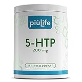5HTP da 1000 mg Estratto Di Griffonia Tit. 20% PiùLife, 180 Compresse 2 Al Giorno, Integratore Buon Umore, Ansia E Stress Stop, Precursore Della Serotonina, Relax Mente, Dormire Meglio
