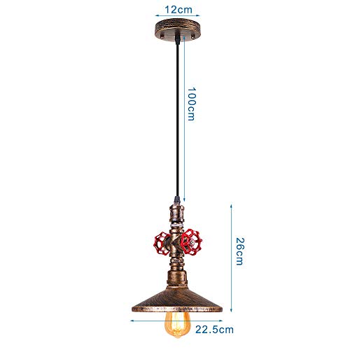 STOEX Lampada a Sospensione Industriale Vintage
