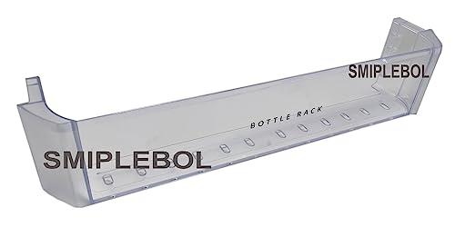 Image of SMIPLEBOL - The Best Is Here Fridge Bottle Shelf Compatible for Whirlpool Double Door GENX 2 Refrigerator (Part No: W10412105), Transparent