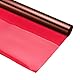 sourcing map Farbfilter Papier Folie für Fotostudio Kopflicht 40x50cm Dunkel Rot Paket von 2