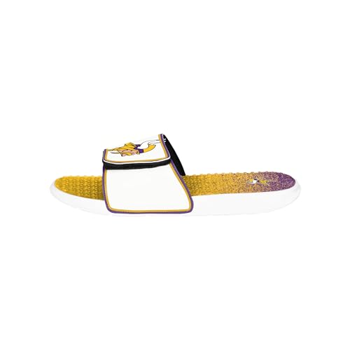Image of FOCO mens Nfl Primary Team Logo Gradient Gel Slide Sandals