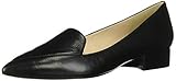 Cole Haan Women's DELLORA Skimmer Ballet Flat, Black Leather, 7.5 B US