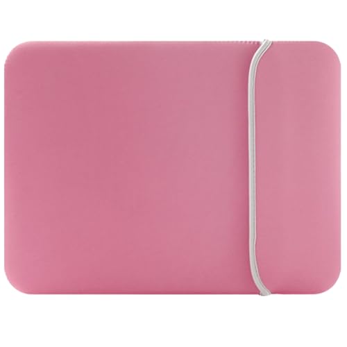 Funda Bolso de portátil de Neopreno，28.5×20cm，Compatible with iPad Pro 11/Surface Go 4/Galaxy Tab S9 FE 10 11 Inch Tablets & Slim 2 in 1 Laptops，Pink