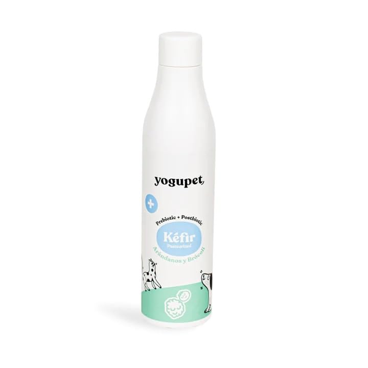 Yogupet Kefir per cani e gatti, confezione da 4 broccoli e artilli + 4 carote e pera [8 x 200 GR]