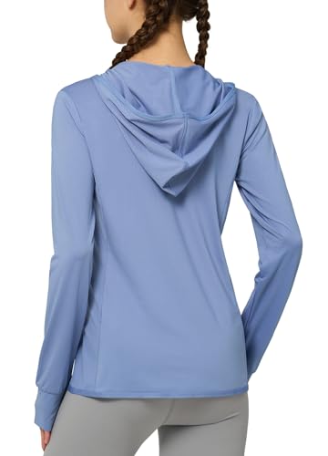 Willit Women's UPF 50+ Sun Protection Shirts UV Long Sleeve Zip Hoodies SPF Lightweight Jacket Hiking Outdoor with Pockets2