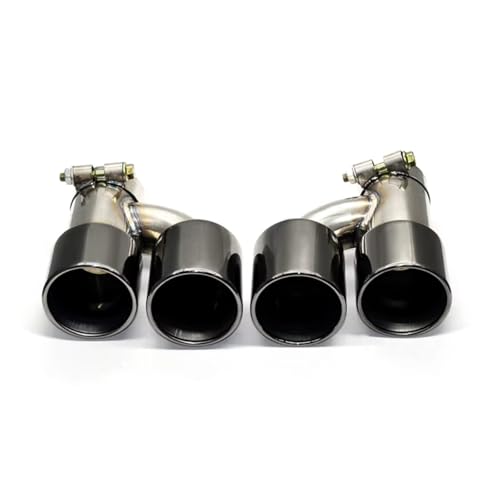 Embouts de pot d'échappement anti-corrosion en carbone pour BMW F10 F11