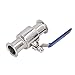 OQRSQOGV For Hardware Clamp Ball Valve with Handle 304 Stainless Steel Quick Connect Plumbing Valve Control metal tools (38mm / 1.5in Pipe OD)