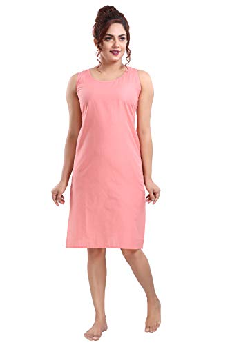 Image of Cotton Rich Camisole Slip for Women | Long Kurti Slip /Suit Slip /Camisole Slip Knee Length Inner(Long Inner)