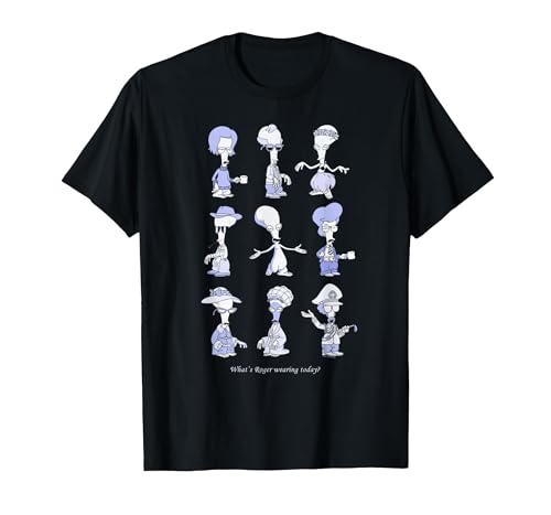American Dad What's Roger Wearing Today Funny Cartoon T-Shirt, Homme, Noir, M