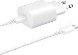Câble de charge 25 W pour Samsung d'origine EP-TA800 type C Chargeur rapide pour Samsung Galaxy A72, Galaxy A52, Galaxy A42, Galaxy A32, Galaxy A51 + stylo à bille Alabama