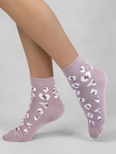 Image of COTTON DAY Women's Soft Combed Cotton Dress Socks Seamless Toe Black White Gray Navy Blue Brown Beige