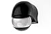 HUBER MOTION 3 detector de movimiento por infrarrojos 180° interior/exterior IP44 I 230V detector de movimiento LED adecuado, horizontal/vertical ajustable, negro
