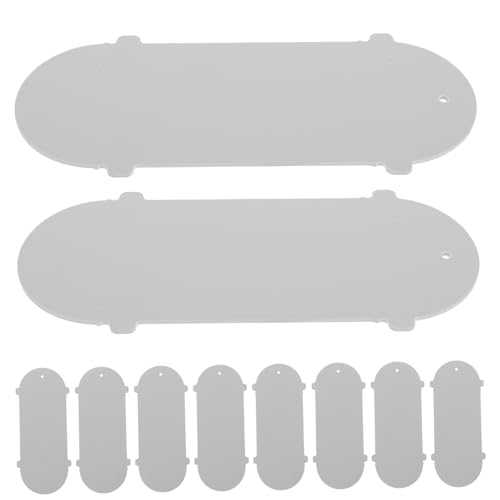 Housoutil 10個 レイン シールド 用 通気口 キット モバイル エアコン プラスチック ガード プラスチック カバー 用 通気口 モバイル エアコン アクセサリー 交換用 レイ