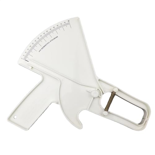 Instrumento de medición de salud corporal, pinza de grasa corporal - Pinza de freno de pliegue cutáneo 0-88 mm pinza de grasa corporal | Cinta de grasa de resorte doble portátil profesional