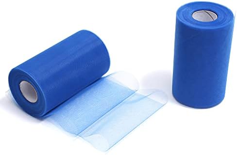 ZADAWERK® Tiul - 15 cm x 45 m - róża - 1 rolka - dekoracja stołu - ślub - tiul świąteczny - prezent - kokardka - welon - tutu