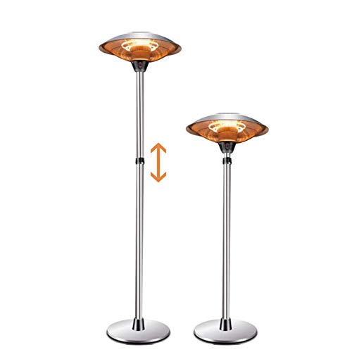 Outdoor-Heizung, Regenschirm-Shaped Einstellbare Höhe Elektrische Infrarot-Strahler Stehen Heizpilz Partei Balkon Garten, 2200W (Farbe: 3000w)