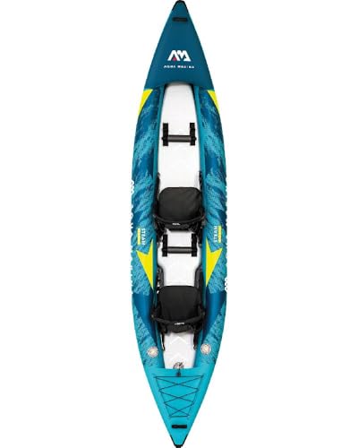 Aqua Marina, 2 kajaka na napuhavanje Steam-412 2022 13'6" pedalina kanu za 2 osobe sa suhom vrećom 412 x 90 cm