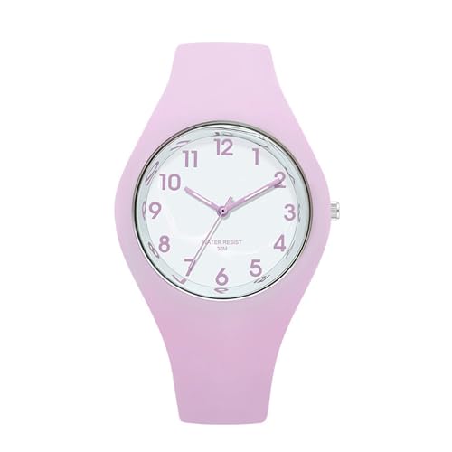 BIEWO Montres pour jeunes femmes, montre de sport de la série Lady Jelly avec bracelet en silicone, montre-bracelet électronique simple à quartz pour...