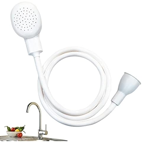 Sink Spray Rubber Hose, Sink Hose Attachment for Faucet Portable Sink Hose Faucet Sprayer, Shampoo Sprayer for Dog, Pets, Bathing Baby, Washing Hair, Rinsing Vegetables (For sink) Cover