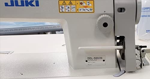 Industrial Sewing Machine Juki DDL-5550 Lockstitch Sewing Machine DDL5550e Servo Motor + Table Stand + LED Lamp. Assembly Required