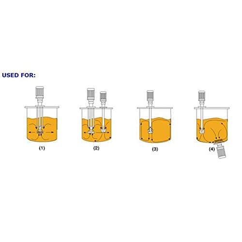 Intsupermai High Shear Dispersion Mixer Emulsifying Machine Disperser Lab Homogenizer Laboratory 220V (Wrl-100 2.2Kw) #TOP4