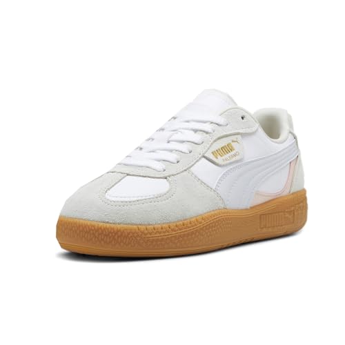 PUMA Womens Palermo Moda Lace Up Sneakers Shoes Casual - White2