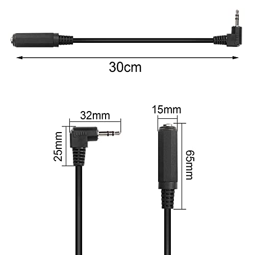Cable adaptador 1/4 a 3.5mm ángulo 90°, 0.3 m miniatura 4