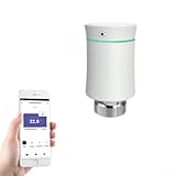 Smart Heizkörperthermostat, für Tuya App Digital Programmierbares drahtloses Heizkörperventil,...