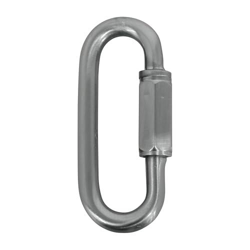 RCH Hardware QL-BR01-60 Brass Quicklink, 3 Gauge, Satin Nickel (2 Pack)