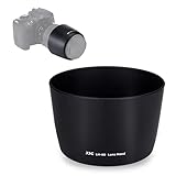 JJC Canon ET-60 可逆式レンズフード キヤノン Canon RF 75-300mm f/4-5.6 / EF 75-300mm f/4-5.6 III USM/EF-S 55-250mm f/4-5.6 IS IIレンズ 用 Canon ET-60 互換 Ф58mm保護フィルター と レンズキャップ 装着可能