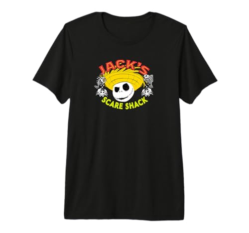 T-Shirt Premium Jack's Scare Shack Disney The Nightmare Before Christmas pour fan