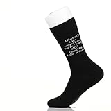 Bunte Baumwollsocken, bequem, lustig, Unisex, Snarky BWPG gemustert, Ich nehme kaum Vorschläge, Small