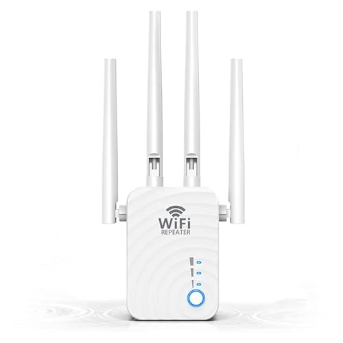 2022 WiFi Extender Wireless Signal Booster Cover to 5000sq.ft and 35 Devices, Internet Booster for Home, Repeater Range Amplifier with Ethernet Port and Access Point 