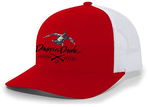 Image of Mallard Duck and Gun X Logo Mesh Back Trucker