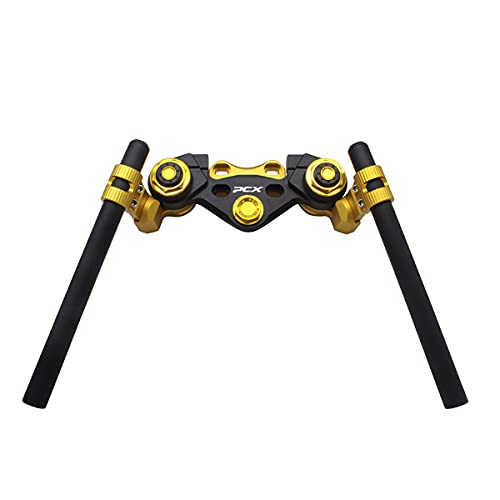 Motorrad Lenker, für Honda PCX 125 150 160 2012-2022,für Yamaha N-max NMAX 125 150 2016-2019 (Gold)