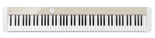 Image of Casio PX-S1100 Privia Digital Piano - Mellow Beige Bundle with CS-68 Stand, Bench, SP-34 Three Pedal Unit, Instructional Book, Austin Bazaar Instructional DVD, and Polishing Cloth