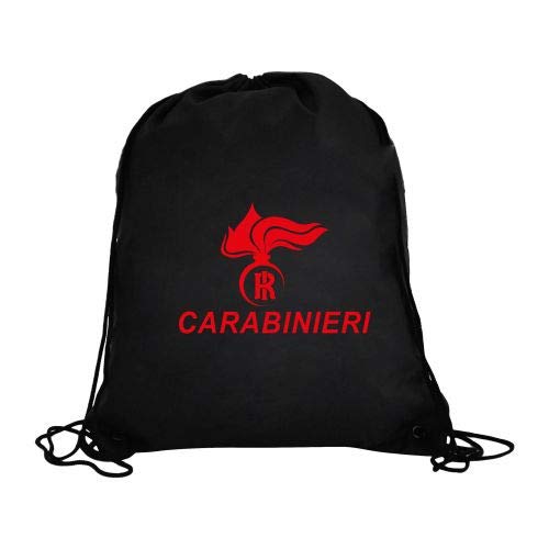 CARABINIERI Zaino A Sacca Poliestere CAPACITA' 11 LT. Loco CC