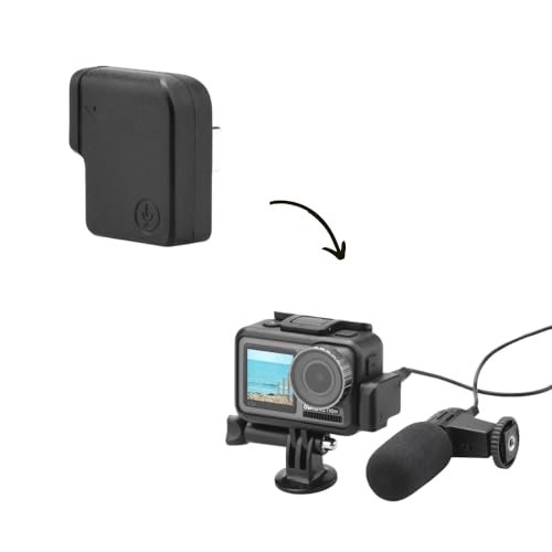 Image of GetZget Mic Adapter for DJI Osmo Action Dual 3.5mm USB-C Adapter Audio Externa Mic Mount Accessories