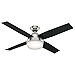 Hunter Fan Company 59216 Dempsey Hunter 52" Indoor Ceiling Fan with Light, Brushed Nickel Finish