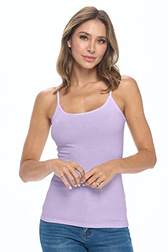 Image of Natural Uniforms Women's Camisole Tank Top-Breathable Cotton Stretch