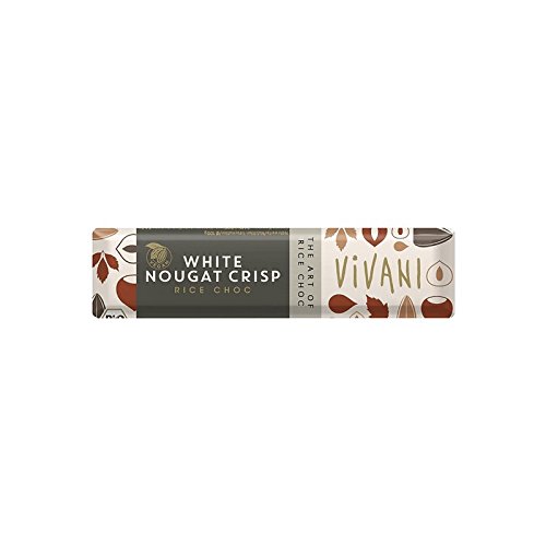 Vivani Organic Chocolate Turrón Blanco Crispy 35g