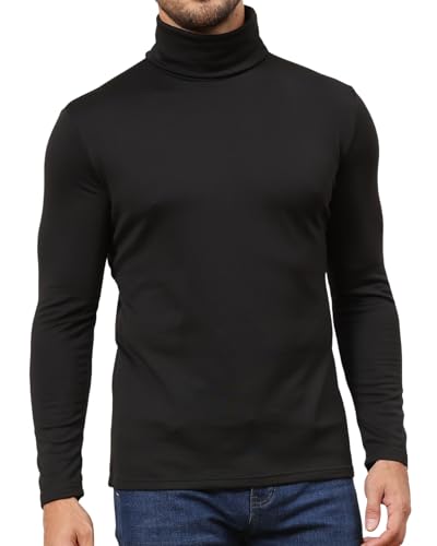 Men's Turtle Roll Neck Pullover Warm Basic Tops Knitted Sweater Casual Tee Slim Fit2