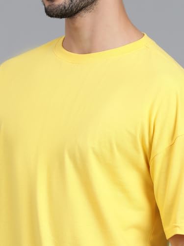 Image of KOTTY Men's Solid Oversized Fit T-Shirt
