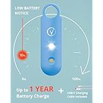 Vantamo Personal Alarm for Self Defense with Low Battery Notice, Strobe Light & Extra Loud 130 dB Double Speakers Safety Keychain Set for Women, Rechargeable Panic Button for Womens Self Defense - Image 4