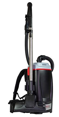 Sprintus 119001, Rucksacksauger, Schwarz, Rot, Grau, 890 W, 6 liters