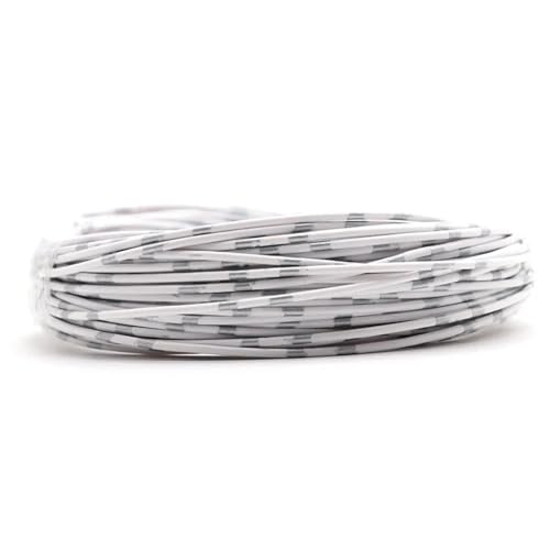 Image of Automotive Wires AVSS 24 22 20 18 16 14 13AWG Speaker Audio Cable OFC Oxygen-Free Copper Thin PVC Insulation Car Wire(White,5M 18AWG SQ0.85MM)