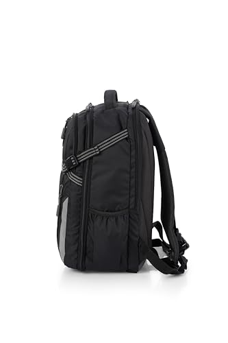 Image of American Tourister Magna Pace | 40 Ltrs | 2 Compartments | Bottle Pocket | Ergonomic Padded Back Panel & Shoulder Straps | Outdoor Laptop Backpack | 1 Year International Warranty | Black