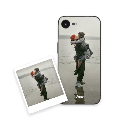 Pevita Funda Personalizada para iPhone 16e – Carcasa de Móvil con Tu Foto o Diseño – Silicona TPU Flexible – Impresión Premium Duradera – Regalo Original