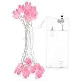 Guirlande lumineuse tulipe - cette guirlande lumineuse en forme de tulipe est idéale pour la décoration intérieure et crée une ambiance chaleureuse et festive