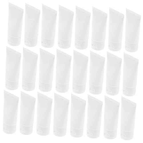KESYOO 50個詰め替え用ソフトチューブボトル 軽量携帯可能 フェイスウォッ